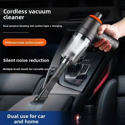Battery-powered car-mounted vacuum cleaner